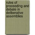 Rules Of Proceeding And Debate In Deliberative Assemblies