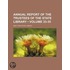 Annual Report of the Trustees of the State Library (33-35)