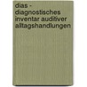 Dias - Diagnostisches Inventar Auditiver Alltagshandlungen door Dietrich Eggert