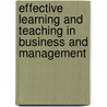 Effective Learning And Teaching In Business And Management door Bruce Mcfarlane