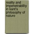 Reality And Impenetrability In Kant's Philosophy Of Nature