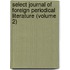 Select Journal of Foreign Periodical Literature (Volume 2)