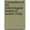 Transactions of the Entomological Society of London (1912) door Royal Entomological Society of London