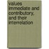 Values Immediate And Contributory, And Their Interrelation