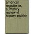 American Register, Or, Summary Review of History, Politics