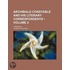 Archibald Constable and His Literary Correspondents (Volume