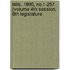 Bills, 1890, No.1-257 (Volume 4th Session, 6th Legislature