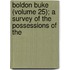 Boldon Buke (Volume 25); A Survey of the Possessions of the