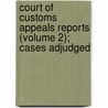 Court of Customs Appeals Reports (Volume 2); Cases Adjudged door United States. Appeals