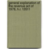 General Explanation of the Revenue Act of 1978, H.R. 13511 door United States Congress Taxation