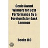 Genie Award Winners for Best Performance by a Foreign Actor door Not Available