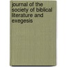 Journal of the Society of Biblical Literature and Exegesis door Society Of Biblical Exegesis