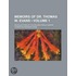 Memoirs of Dr. Thomas W. Evans (Volume 1); Recollections of