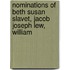 Nominations of Beth Susan Slavet, Jacob Joseph Lew, William