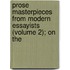 Prose Masterpieces from Modern Essayists (Volume 2); On the