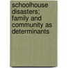 Schoolhouse Disasters; Family and Community as Determinants door Helen Swick Perry