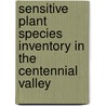 Sensitive Plant Species Inventory in the Centennial Valley door Denise R. Culver