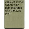 Value of School Supervision Demonstrated with the Zone Plan door Marvin Summers Pittman