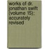 Works of Dr. Jonathan Swift (Volume 15); Accurately Revised