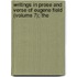 Writings in Prose and Verse of Eugene Field (Volume 7); The