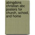 Abingdons Christian Abc Posters For Church, School, And Home