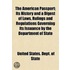 American Passport; Its History and a Digest of Laws, Rulings