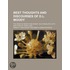 Best Thoughts and Discourses of D.L. Moody; The Work of Mood