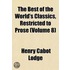 Best of the World's Classics, Restricted to Prose (Volume 8)