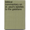 Biblical Commentary on St. Paul's Epistles to the Galatians door Hermann Olshausen