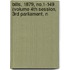 Bills, 1879, No.1-149 (Volume 4th Session, 3rd Parliament, N