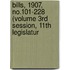Bills, 1907, No.101-228 (Volume 3rd Session, 11th Legislatur