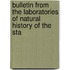 Bulletin from the Laboratories of Natural History of the Sta