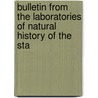 Bulletin from the Laboratories of Natural History of the Sta door University of Iowa