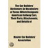 Car Builders' Dictionary; An Vocabulary of Terms Which Desig