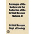Catalogue of the Mollusca in the Collection of the British M