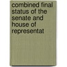 Combined Final Status of the Senate and House of Representat door Montana Legislature Senate