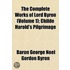 Complete Works of Lord Byron (Volume 1); Childe Harold's Pil