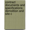 Contract Documents and Specifications; Demolition and Site C door Boston Redevelopment Authority