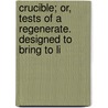 Crucible; Or, Tests of a Regenerate. Designed to Bring to Li door Rev. Edward N. Kirk