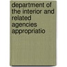 Department of the Interior and Related Agencies Appropriatio door United States. Congress. Agencies