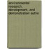 Environmental Research, Development, and Demonstration Autho