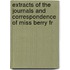 Extracts of the Journals and Correspondence of Miss Berry fr