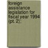 Foreign Assistance Legislation For Fiscal Year 1994 (pt. 2);