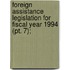 Foreign Assistance Legislation For Fiscal Year 1994 (pt. 7);