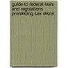 Guide to Federal Laws and Regulations Prohibiting Sex Discri door United States Commission on Rights