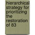 Hierarchical Strategy for Prioritizing the Restoration of 83