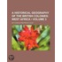 Historical Geography of the British Colonies (Volume 3); Wes