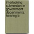 Interlocking Subversion in Government Departments. Hearing B