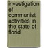 Investigation of Communist Activities in the State of Florid