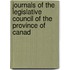 Journals of the Legislative Council of the Province of Canad